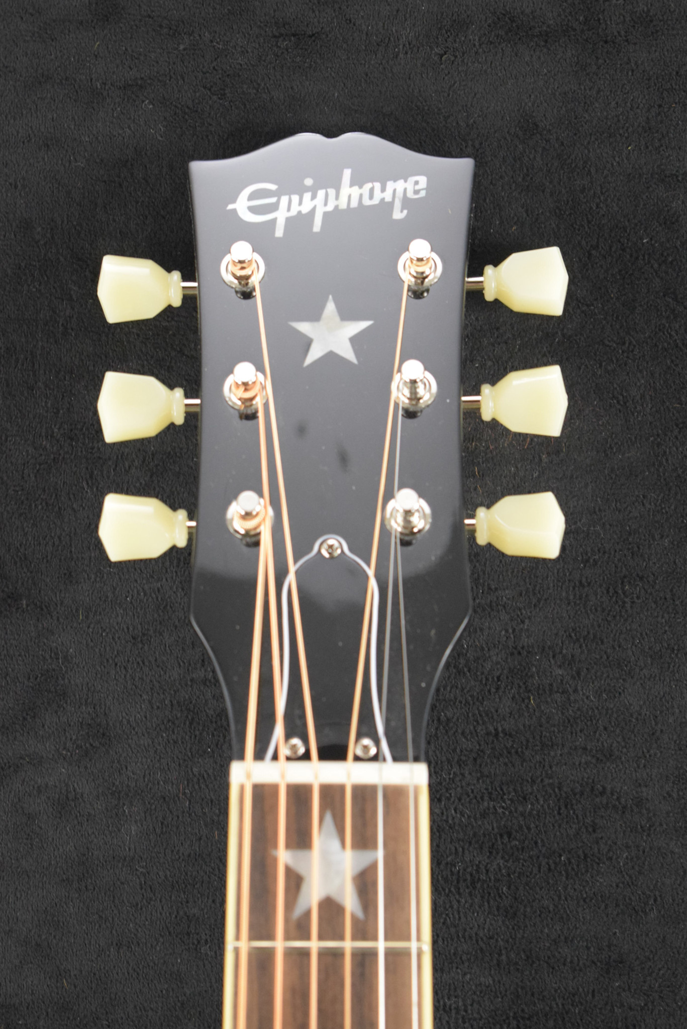 Epiphone Epiphone IGC J-180 LS Long-Scale Ebony (Includes Hard Case)