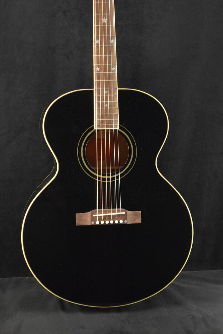 Epiphone Epiphone IGC J-180 LS Long-Scale Ebony (Includes Hard Case)