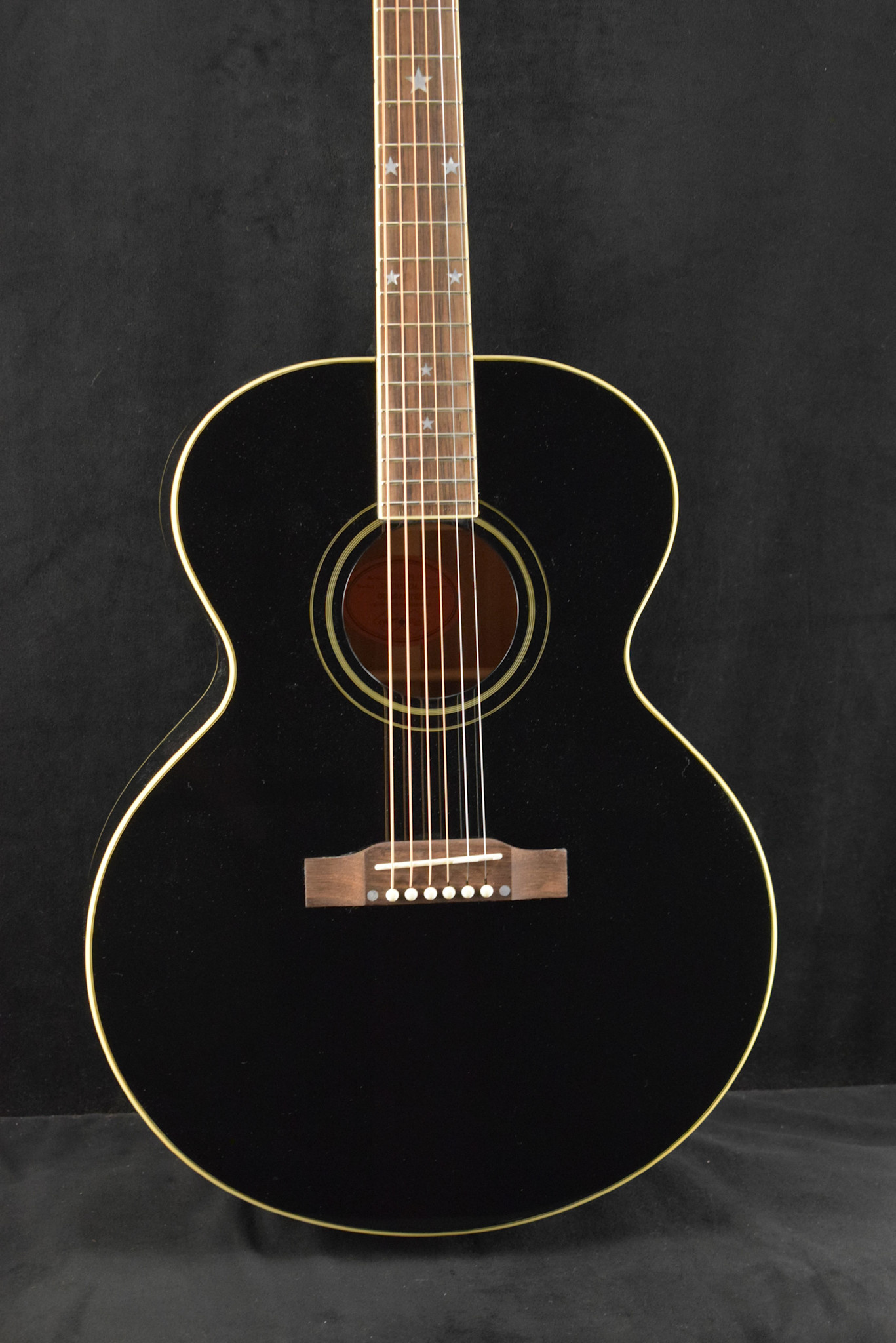 Epiphone Epiphone IGC J-180 LS Long-Scale Ebony (Includes Hard Case)