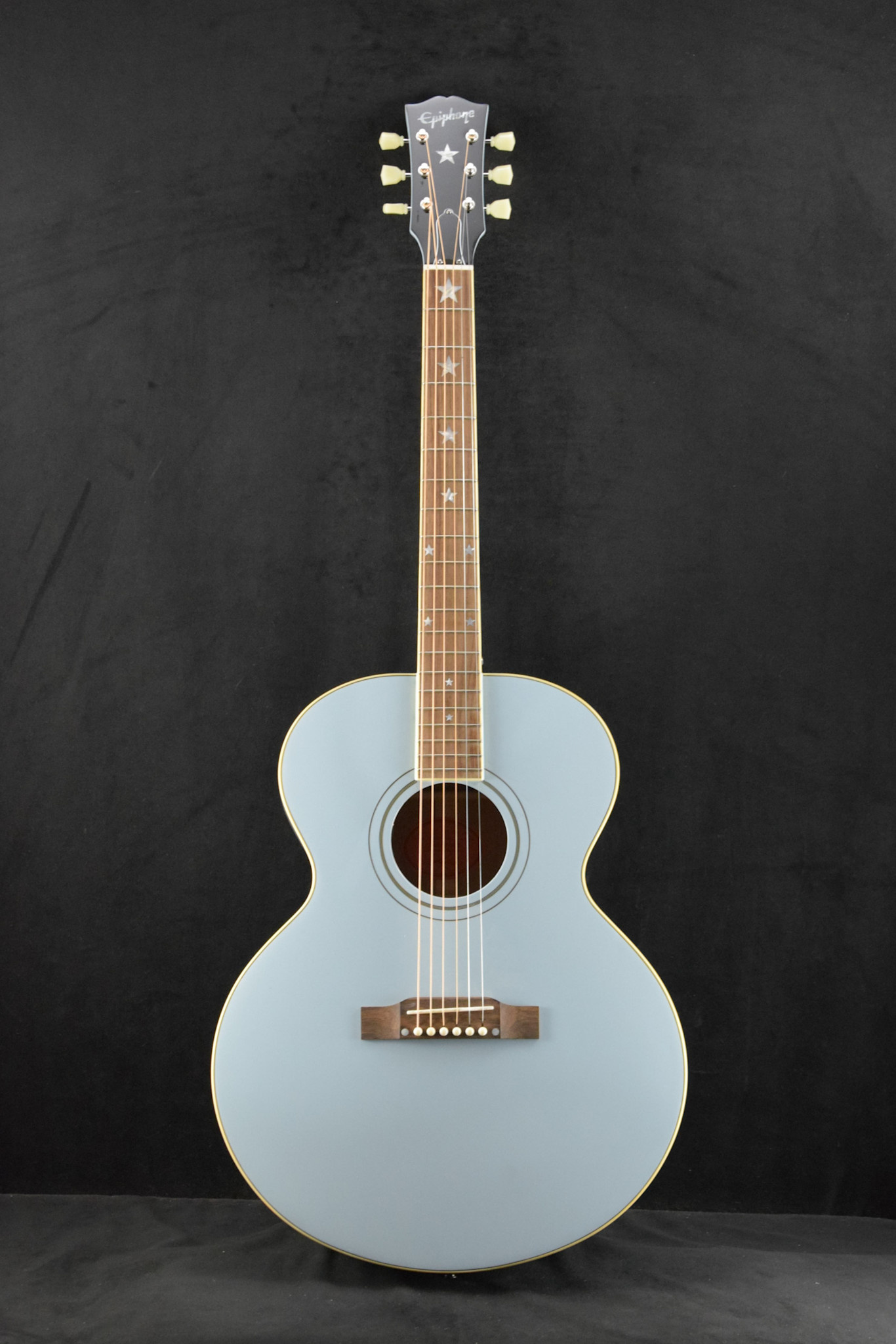 Epiphone Epiphone IGC J-180 LS Long-Scale Frost Blue (Includes Hard Case)