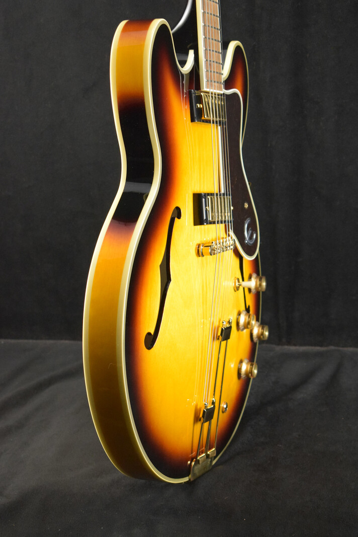 Epiphone Sheraton Vintage Sunburst w/Gig Bag - Fuller's Guitar