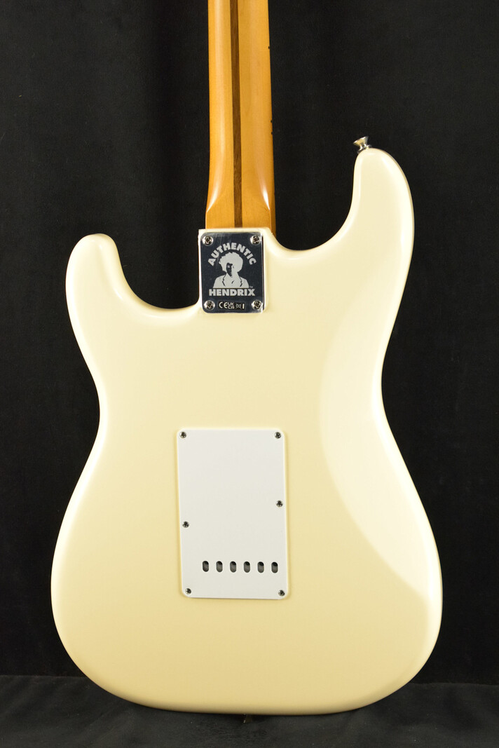 Fender Fender Jimi Hendrix Stratocaster Olympic White Maple Fingerboard