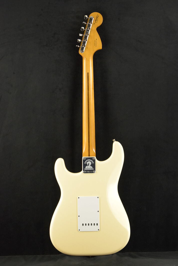 Fender Fender Jimi Hendrix Stratocaster Olympic White Maple Fingerboard