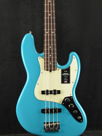 Fender Fender American Professional II Jazz Bass Miami Blue Rosewood Fingerboard