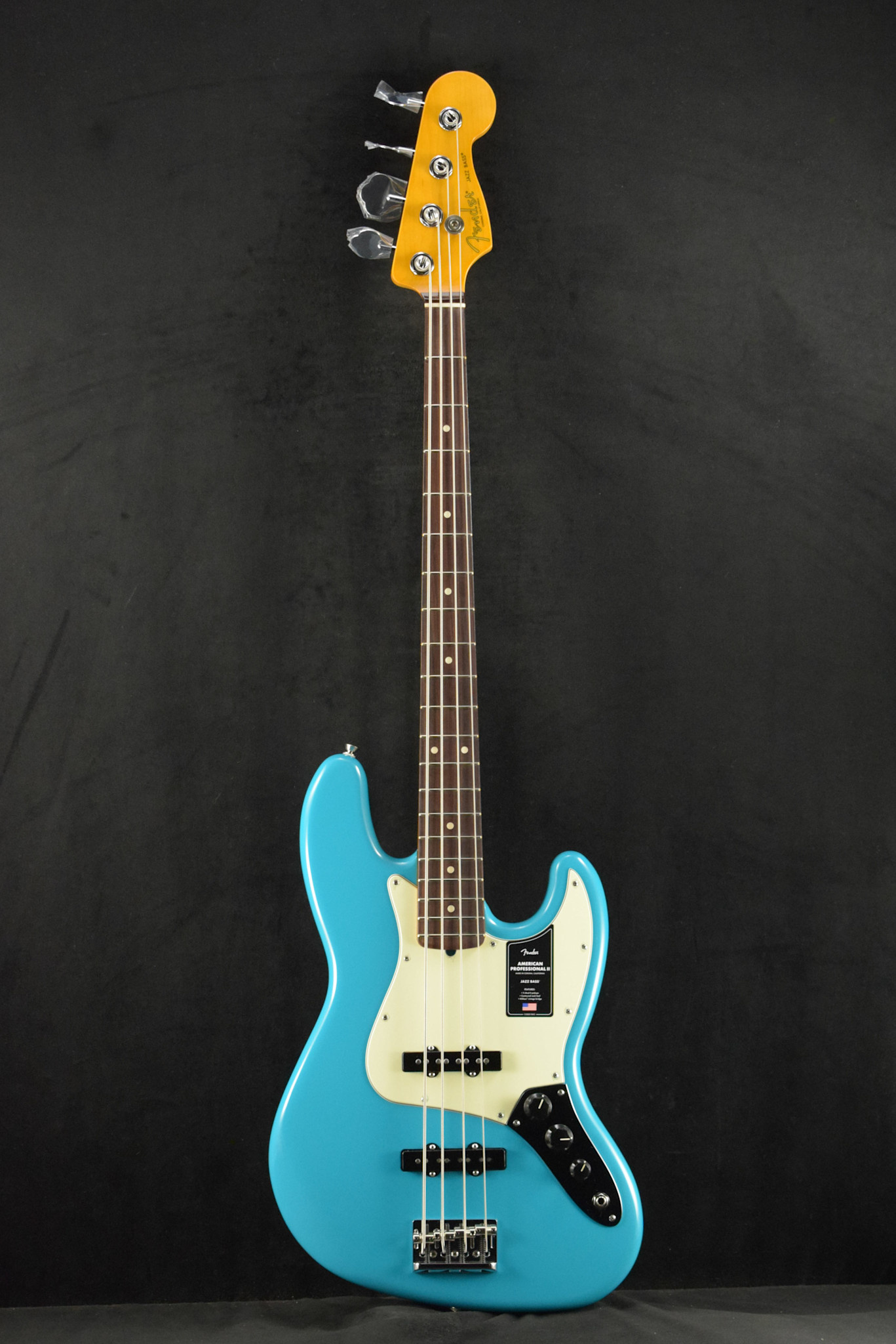 Fender Fender American Professional II Jazz Bass Miami Blue Rosewood Fingerboard