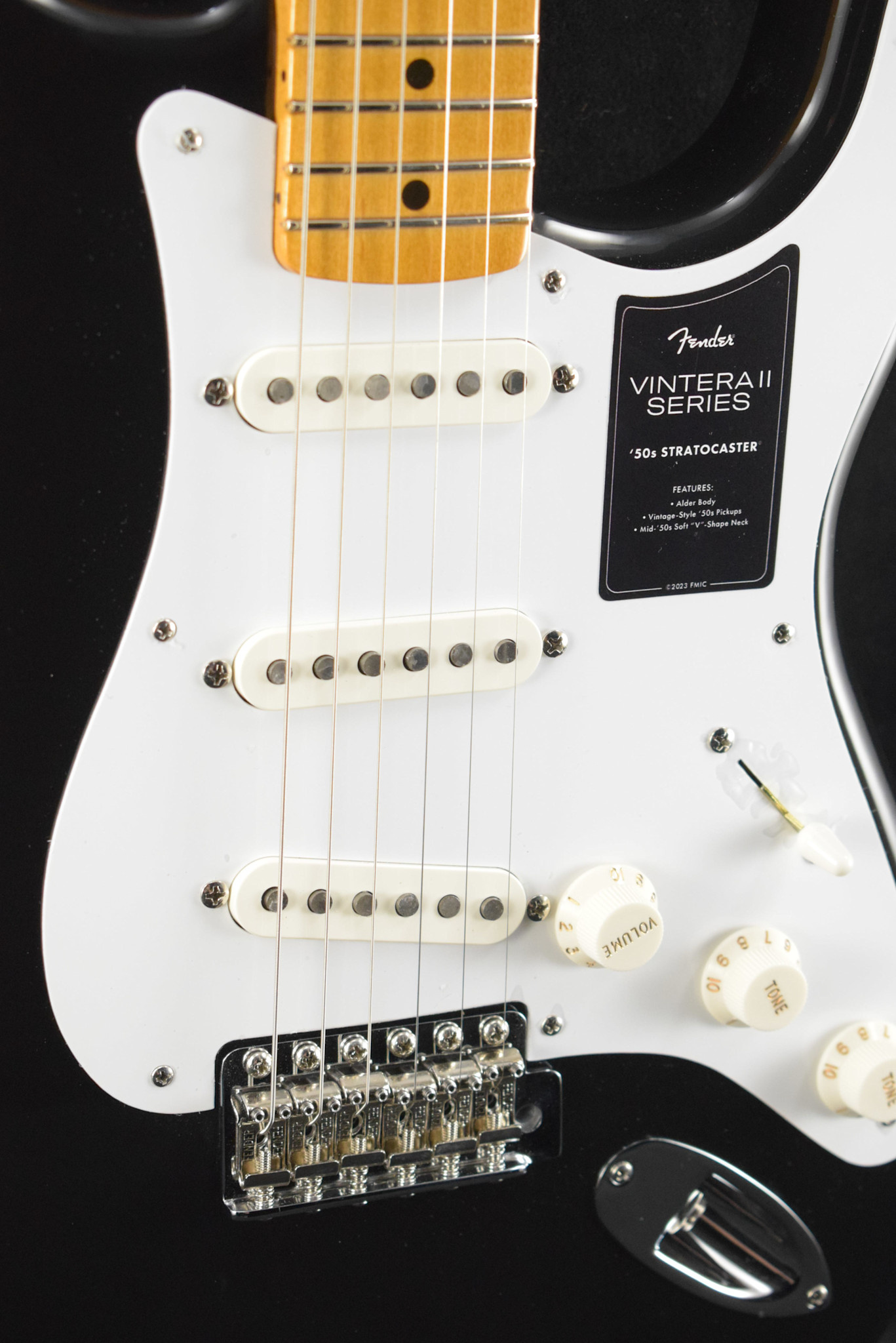 Fender Fender Vintera II '50s Stratocaster Black Maple Fingerboard