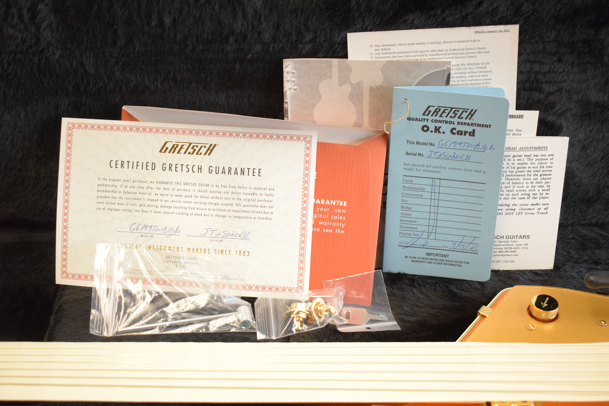 Gretsch Gretsch G6199TW Billy-Bo Jupiter Thunderbird Western Orange Fuller's Exclusive