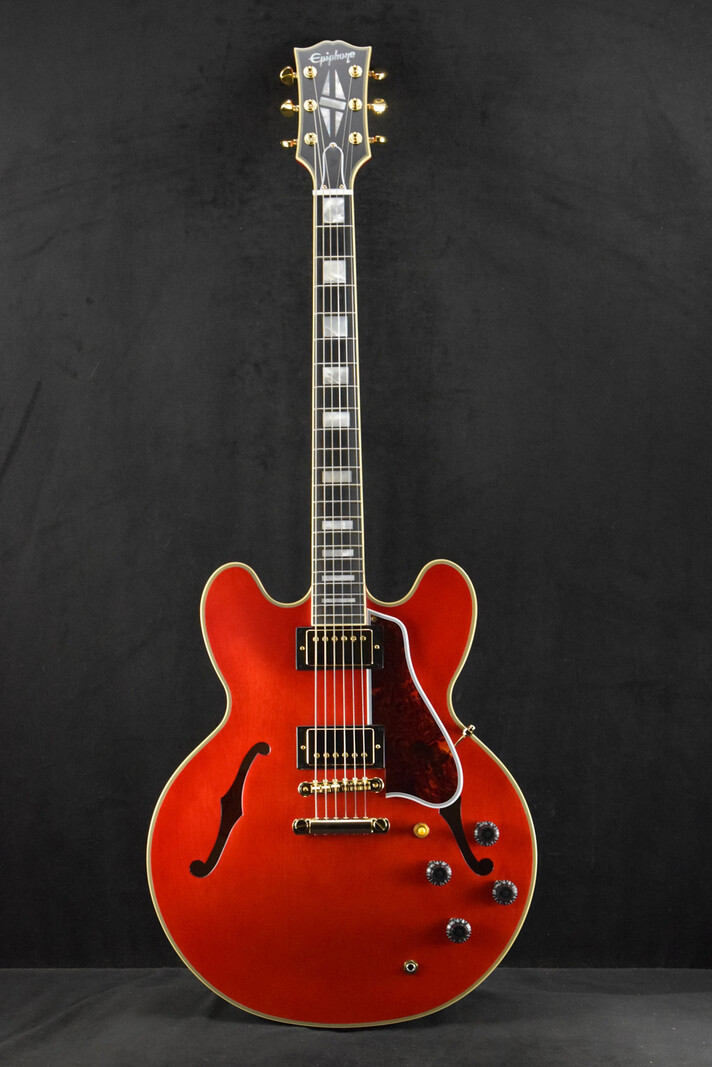 ギター Epiphone 1959 ES-355 Cherry Red Epiphone Inspired by Gibson Custom 1959 ES-355 Cherry Red w