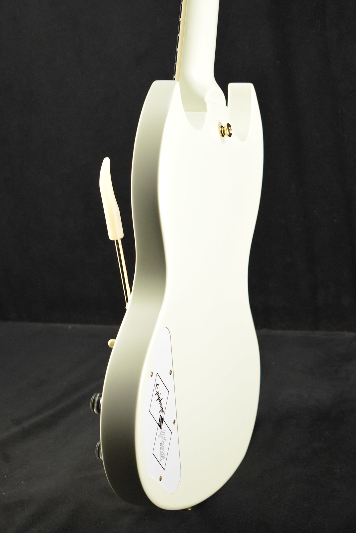 Epiphone Epiphone IGC 1963 Les Paul SG Custom With Maestro Vibrola Classic White w/ Hard Case