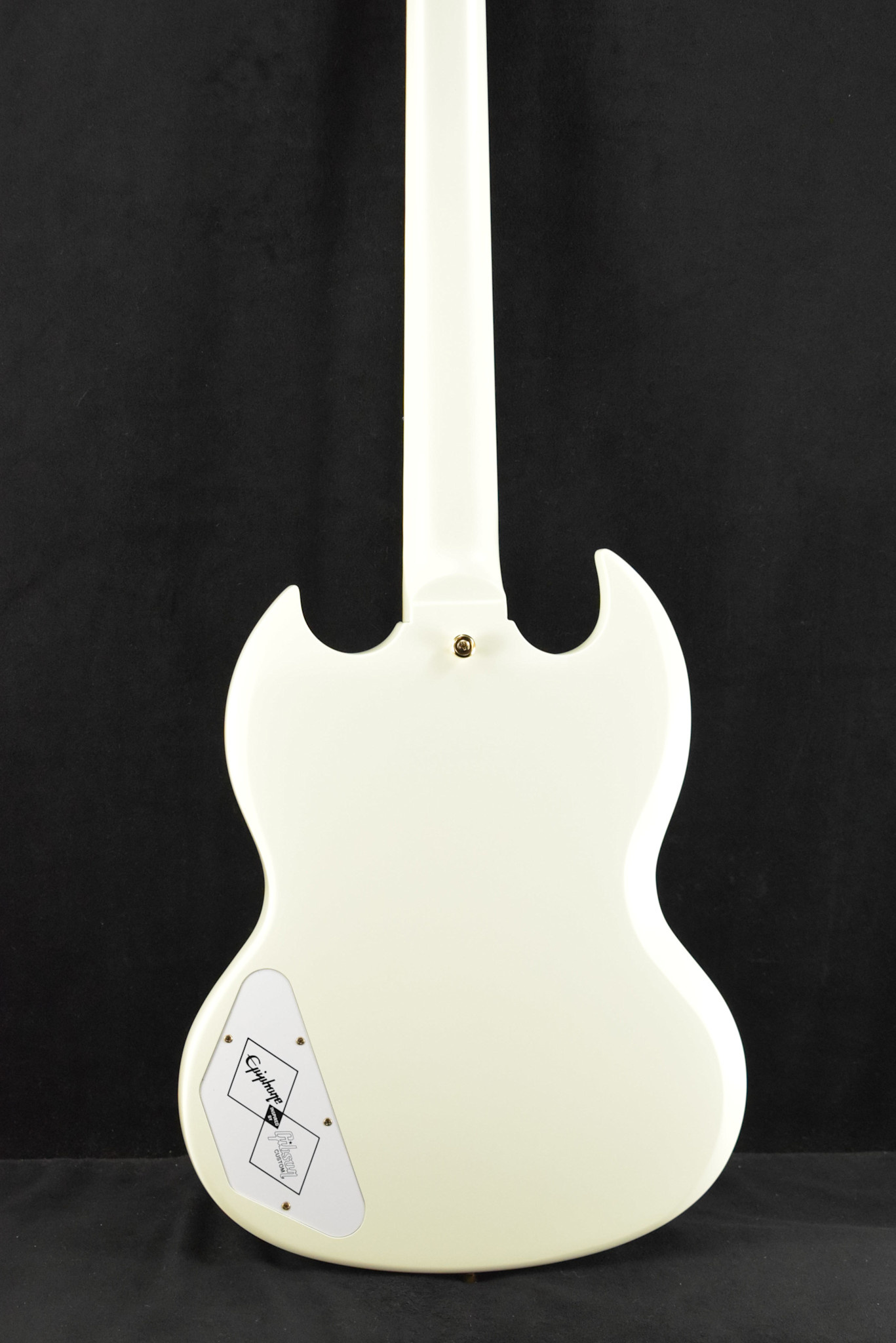 Epiphone Epiphone IGC 1963 Les Paul SG Custom With Maestro Vibrola Classic White w/ Hard Case