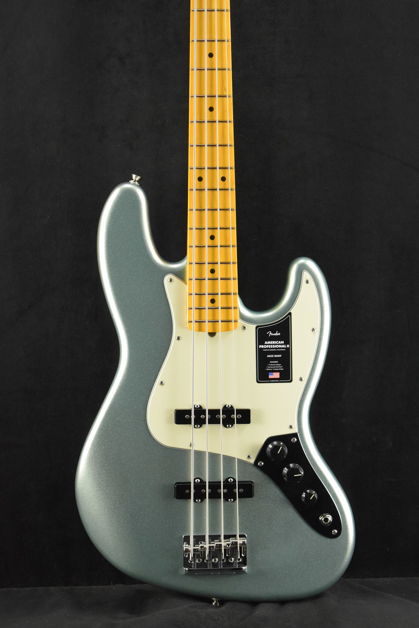 ベース Fender American Professional II Fender American Professional II Jazz Bass Mystic Surf Green