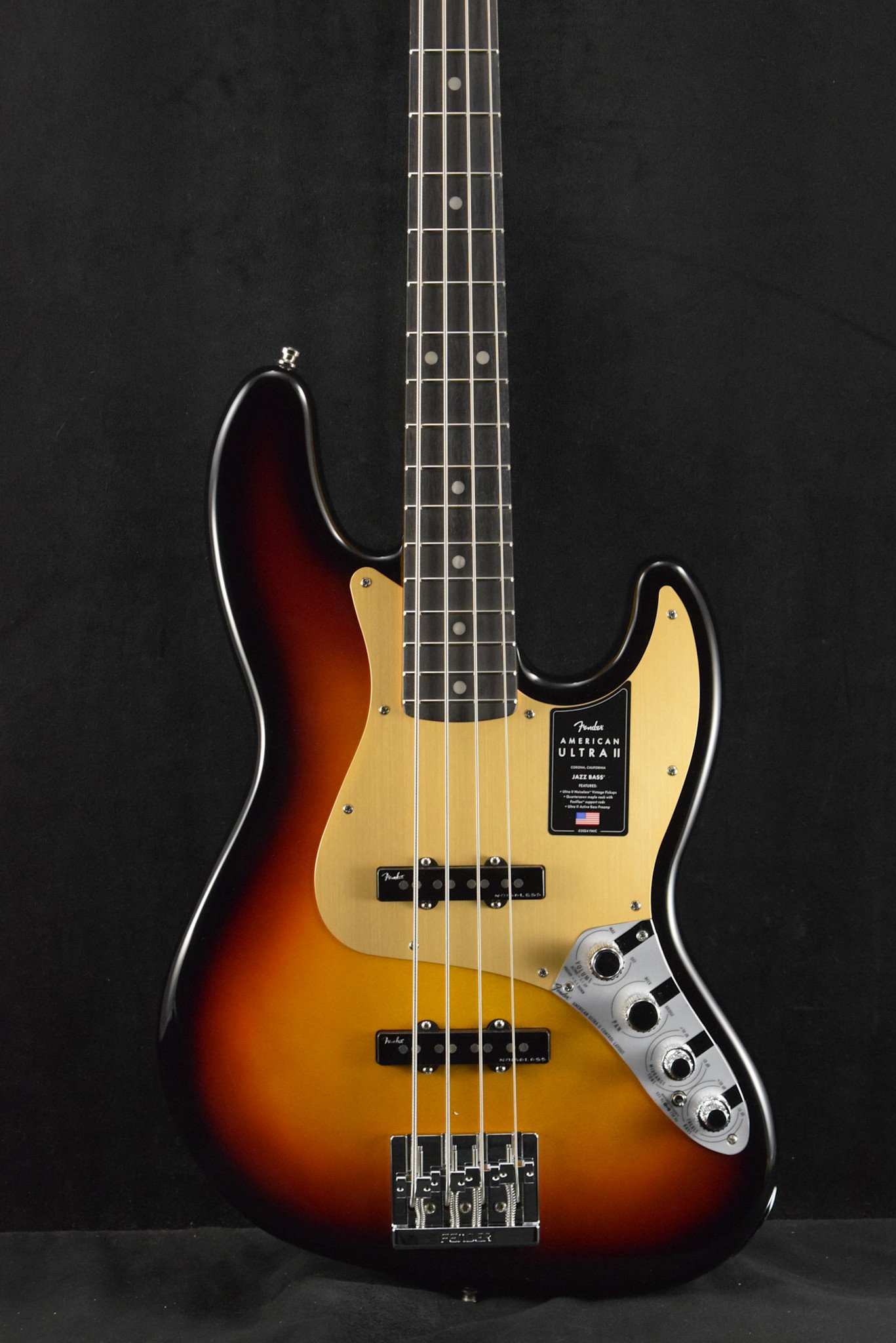Fender Fender American Ultra II Jazz Bass Ultraburst Ebony Fingerboard