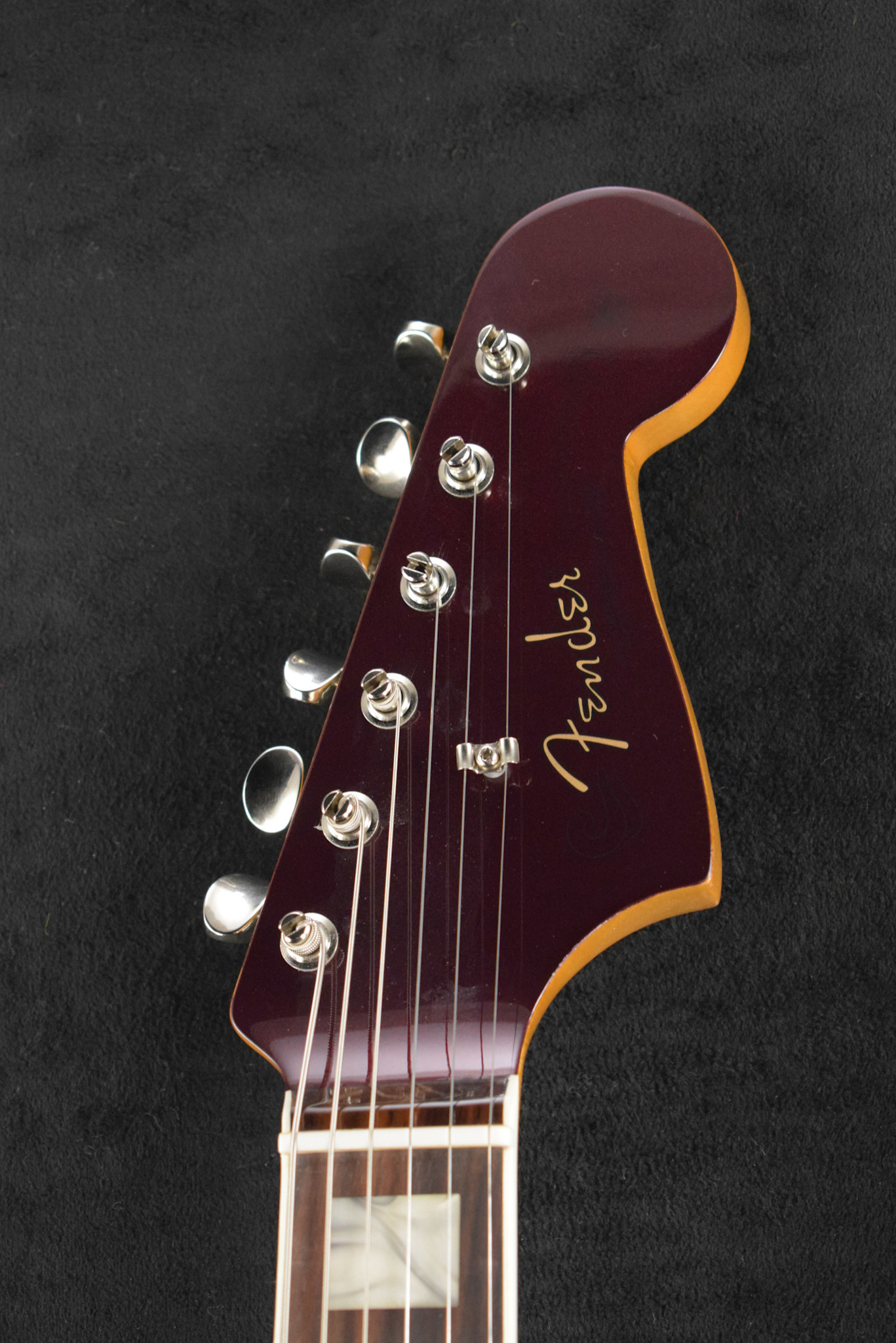 Fender Fender Troy Van Leeuwen Jazzmaster Bound Rosewood Fingerboard Oxblood