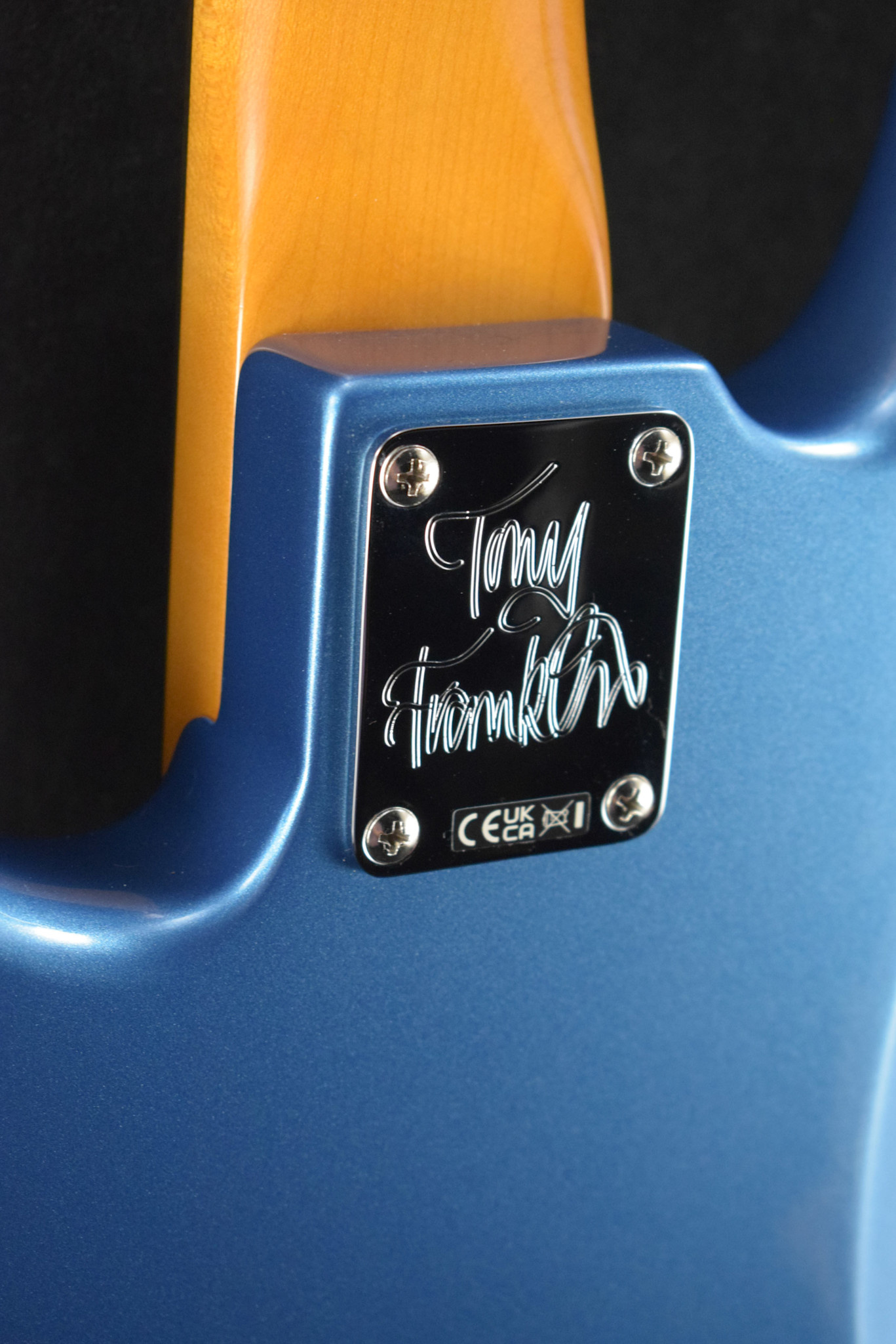 Fender Fender Tony Franklin Fretless Precision Bass Lake Placid Blue Ebony Fingerboard