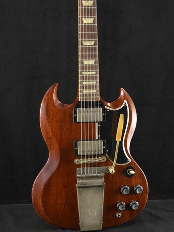 Gibson Gibson Murphy Lab 1964 SG Standard Reissue with Maestro Vibrola Faded Cherry Heavy Aged