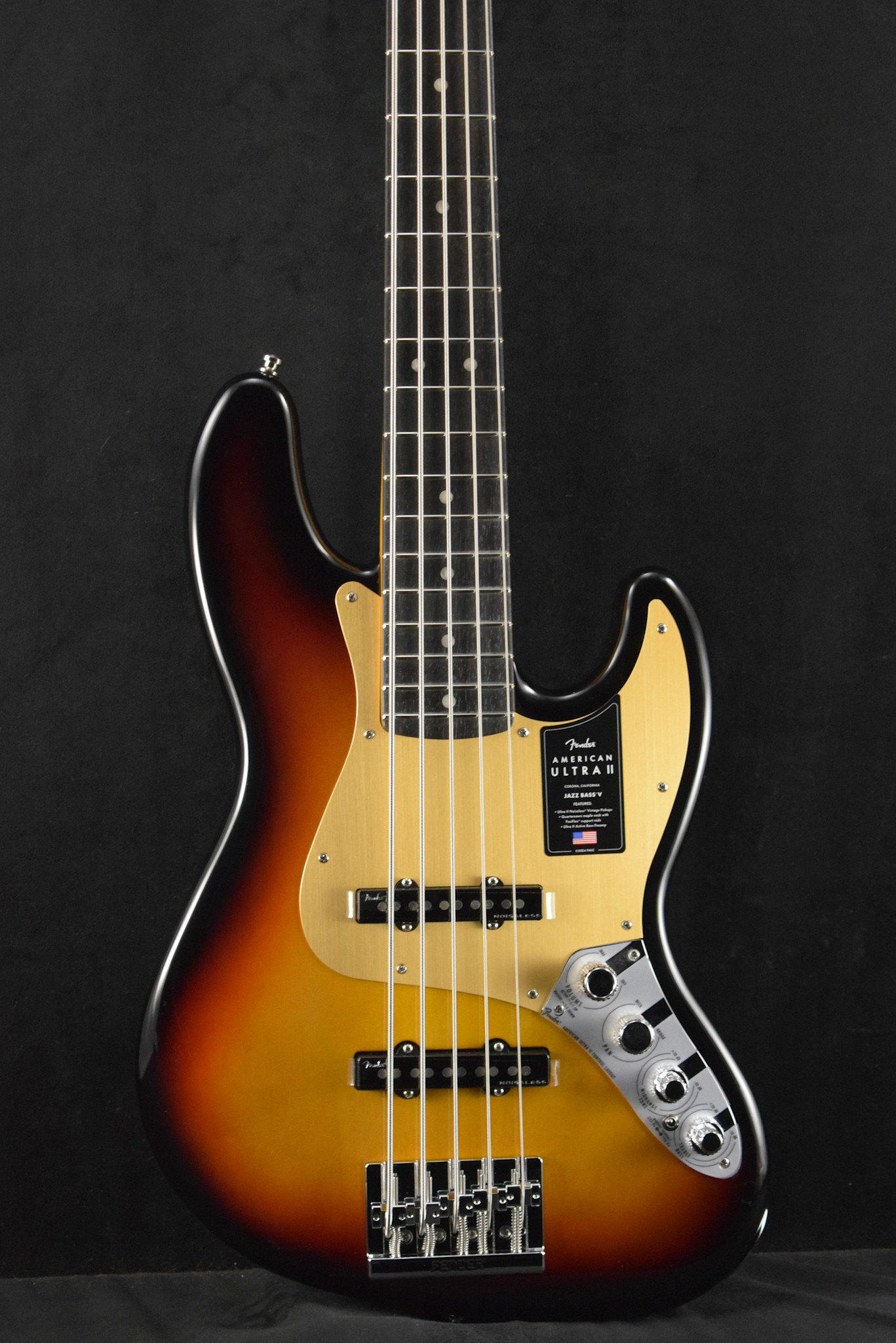 Fender Fender American Ultra II Jazz Bass V Ultraburst Ebony Fingerboard