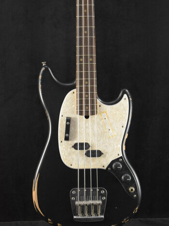 Fender Fender JMJ Road Worn Mustang Bass Black