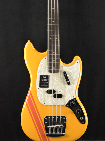Fender Fender Vintera II '70s Competition Mustang Bass Competition Orange Rosewood Fingerboard