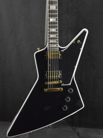 Gibson Gibson Custom Shop Explorer Custom Ebony Fingerboard Ebony Gloss
