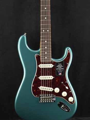 Fender Fender American Professional Classic Stratocaster Faded Sherwood Green Metallic Rosewood Fingerboard