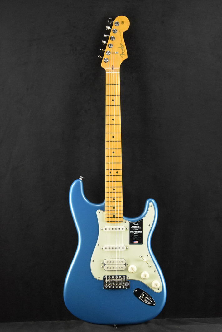 Fender Fender American Professional Classic Stratocaster HSS Faded Lake Placid Blue Maple Fingerboard