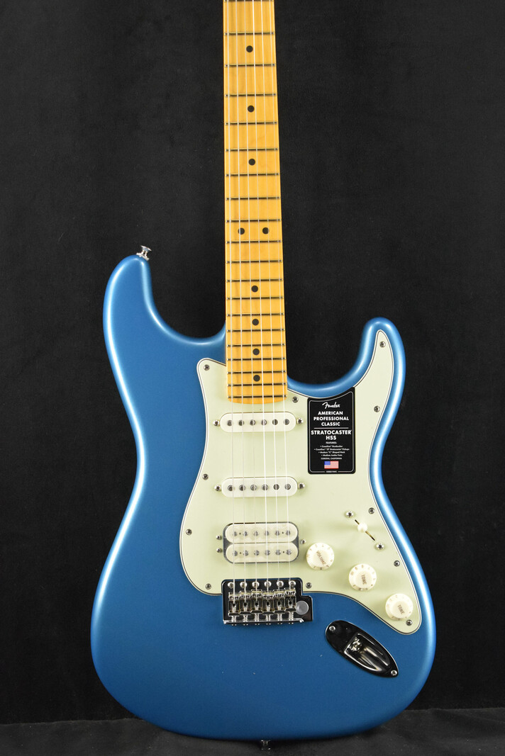 Fender Fender American Professional Classic Stratocaster HSS Faded Lake Placid Blue Maple Fingerboard