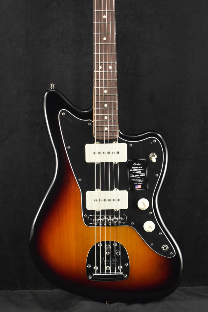 Fender Fender American Professional Classic Jazzmaster 3-Color Sunburst Rosewood Fingerboard