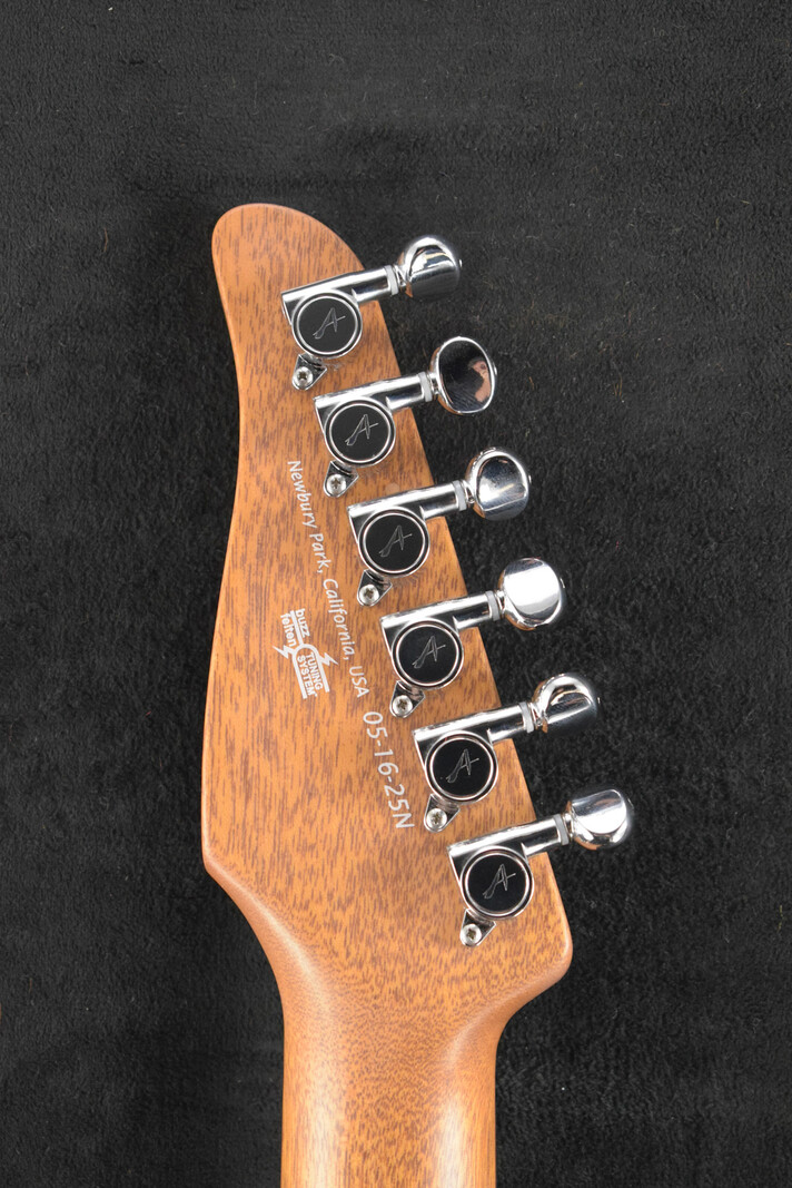 Tom Anderson Tom Anderson Crowdster Plus 2 Abalone to T-Purple Burst with Binding