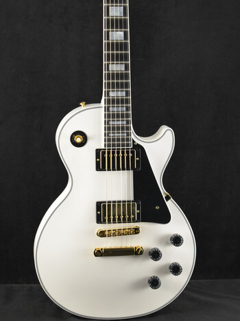 Gibson Gibson Custom Shop Les Paul Custom w/ Ebony Fingerboard Gloss Alpine White
