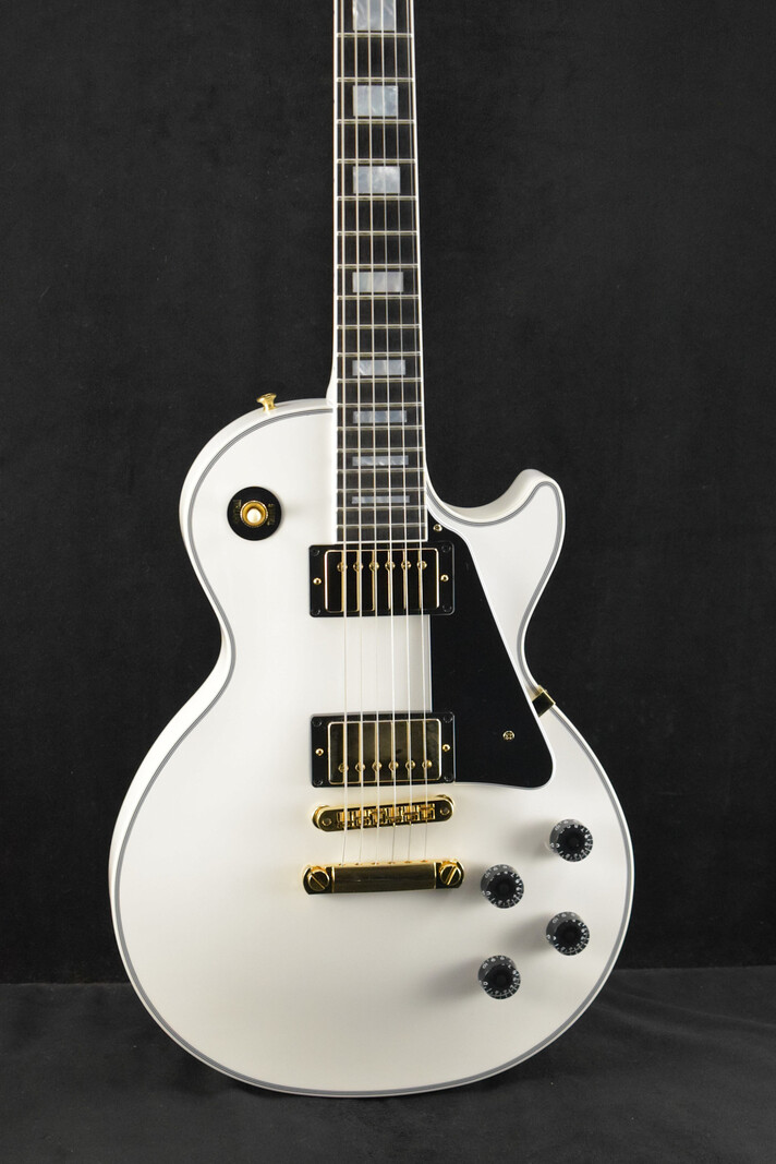 Gibson Gibson Custom Shop Les Paul Custom w/ Ebony Fingerboard Gloss Alpine White