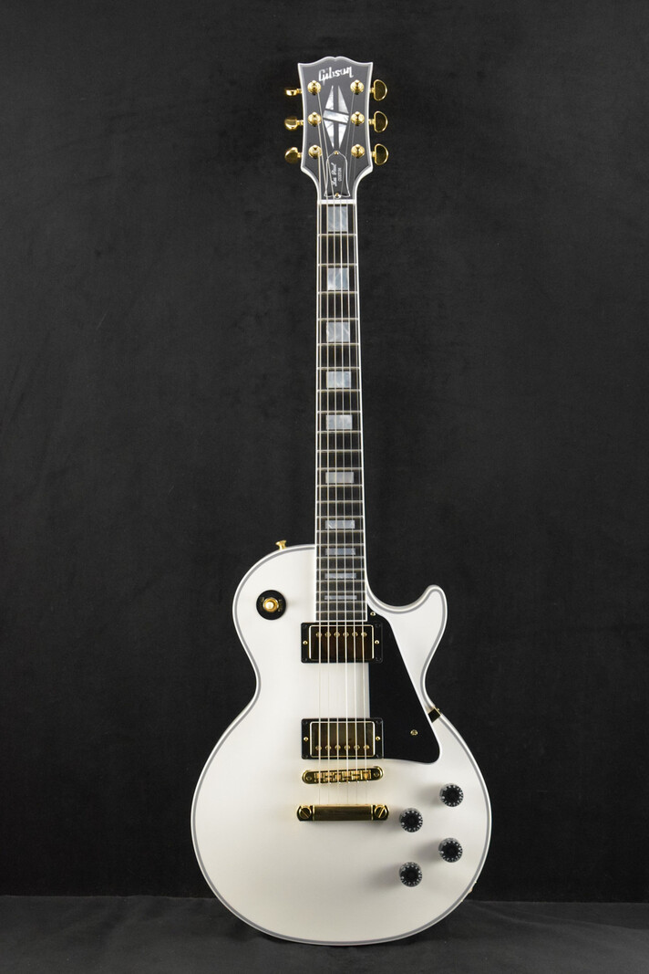 Gibson Gibson Custom Shop Les Paul Custom w/ Ebony Fingerboard Gloss Alpine White