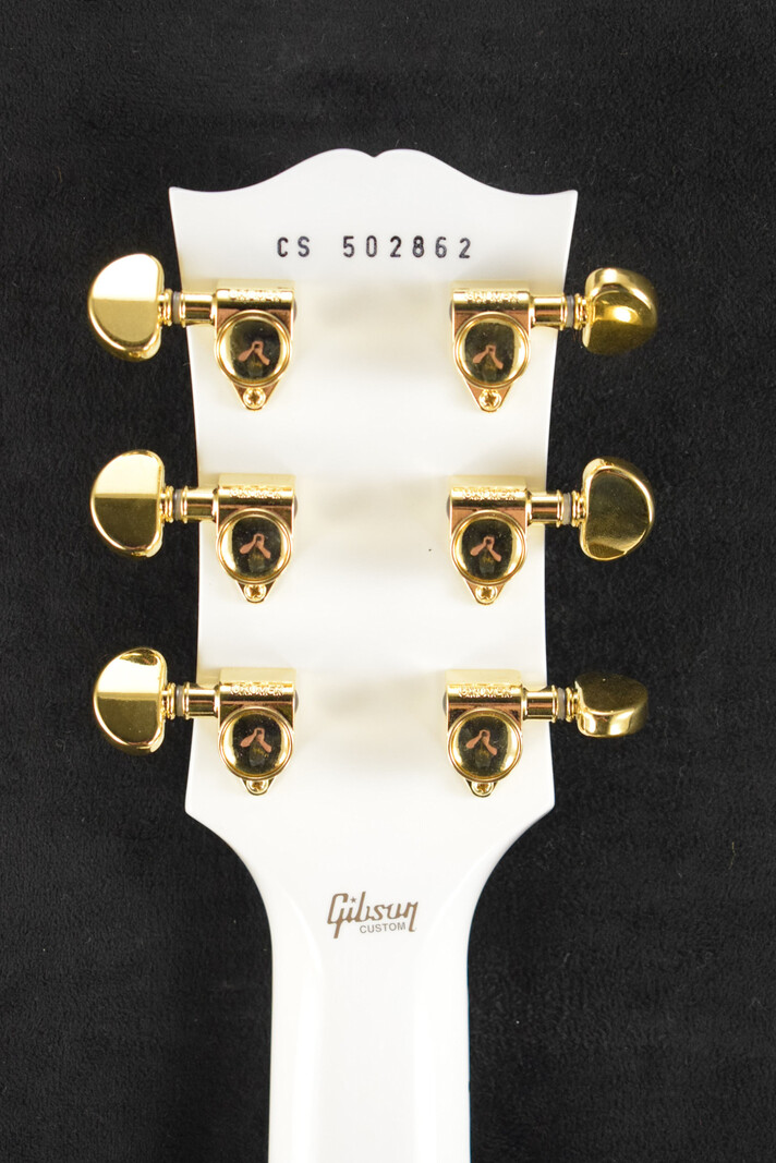 Gibson Gibson Custom Shop Les Paul Custom w/ Ebony Fingerboard Gloss Alpine White