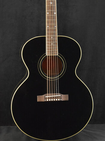 Epiphone Epiphone IGC J-180 LS Long Scale Ebony w/ Hardshell Case