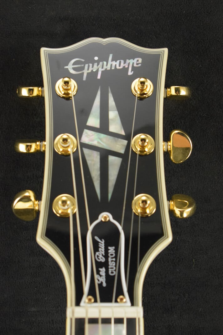 Epiphone Epiphone IGC Les Paul Custom Alpine White w/ Hardshell Case