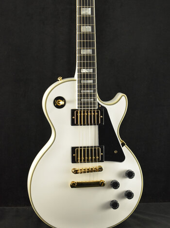 Epiphone Epiphone IGC Les Paul Custom Alpine White w/ Hardshell Case