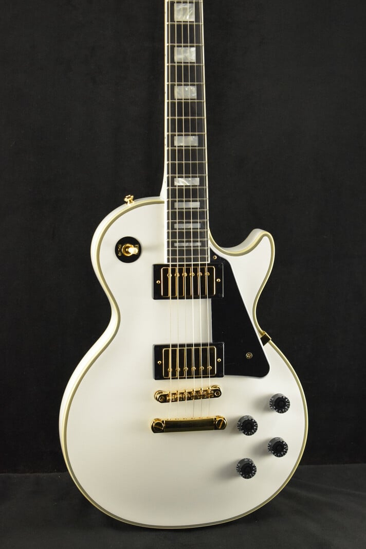 Epiphone Epiphone IGC Les Paul Custom Alpine White w/ Hardshell Case