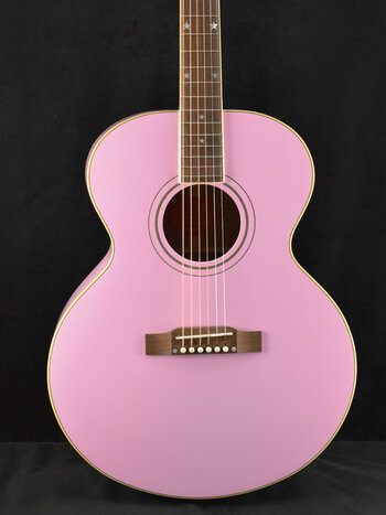 Epiphone Epiphone IGC J-180 LS Long Scale Pink w/ Hardshell Case