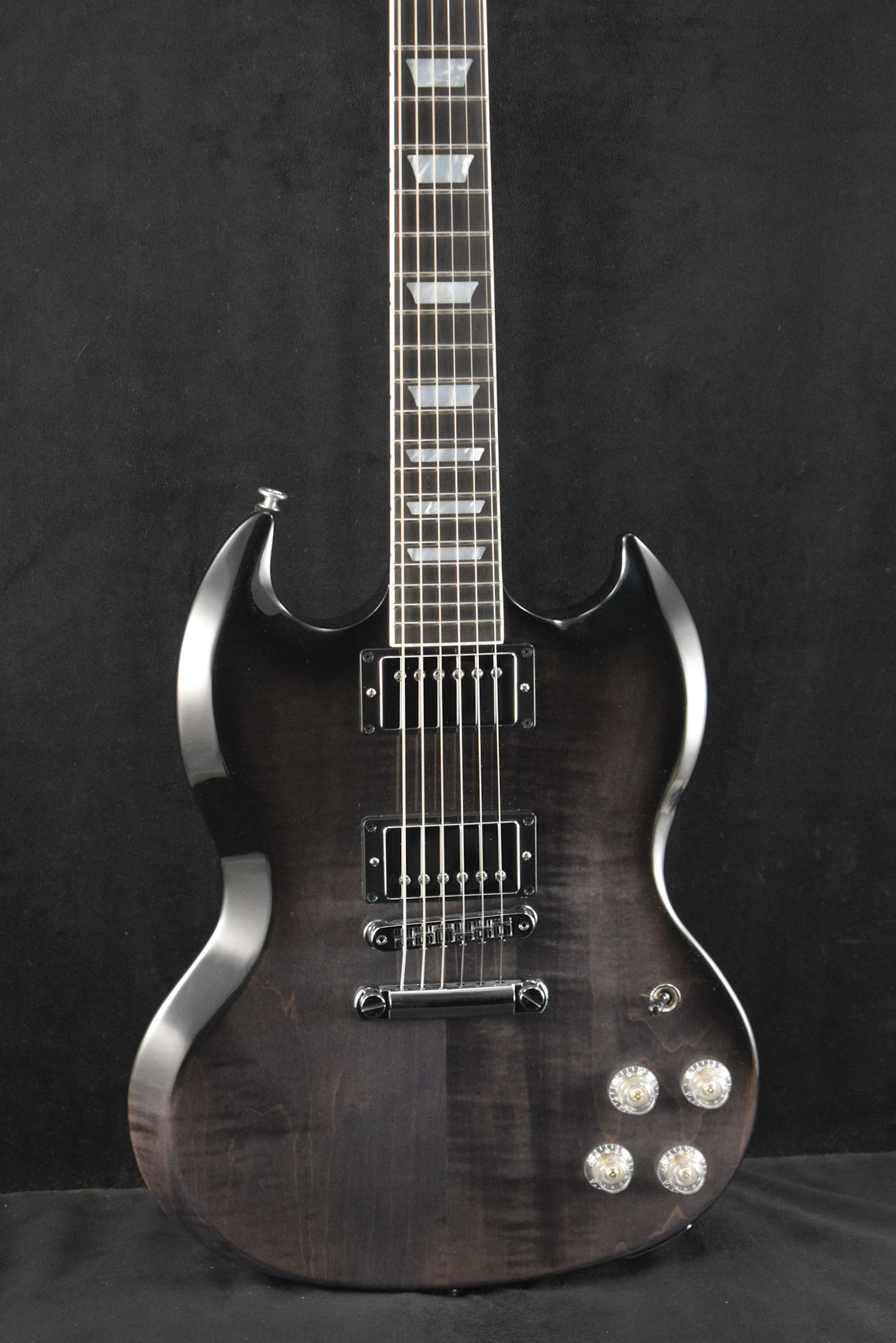 ギター Gibson SG modern trance black Gibson SG Modern - Trans Black Fade - Sky Music