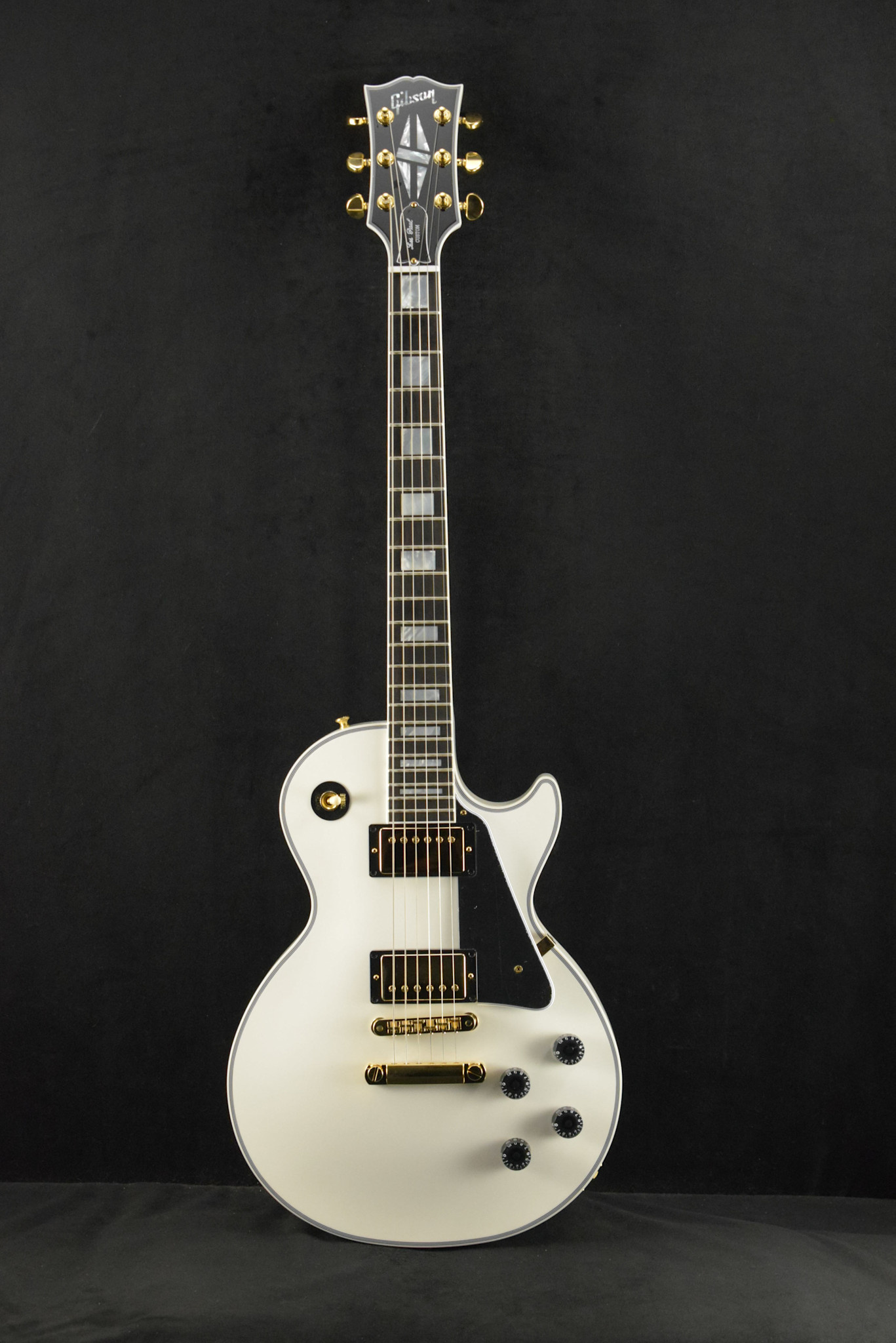ギター Les Paul Custom Alpine White Gibson Custom Shop Les Paul Custom Alpine White - Fuller's