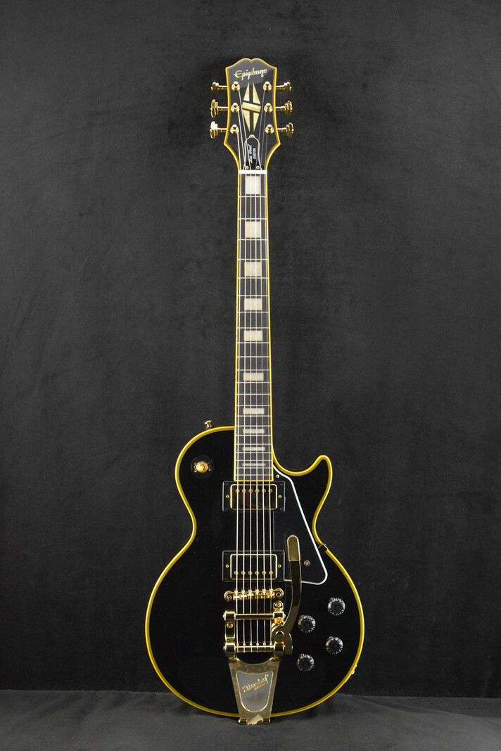 Epiphone Epiphone Joe Bonamassa 1959 Les Paul Custom Antique Ebony w/ Hardshell Case