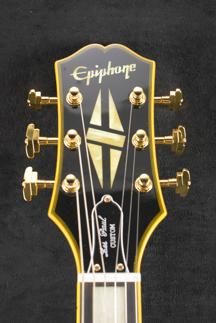 Epiphone Epiphone Joe Bonamassa 1959 Les Paul Custom Antique Ebony w/ Hardshell Case