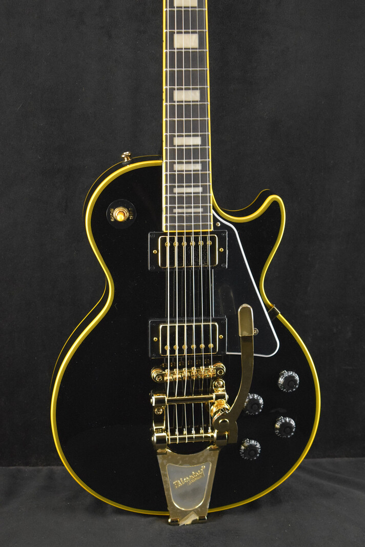 Epiphone Epiphone Joe Bonamassa 1959 Les Paul Custom Antique Ebony w/ Hardshell Case