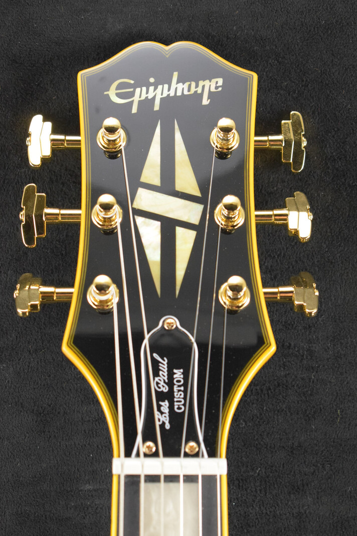 Epiphone Epiphone Joe Bonamassa 1959 Les Paul Custom Antique Ebony w/ Hardshell Case