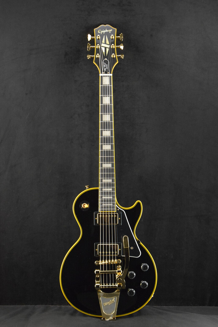 Epiphone Epiphone Joe Bonamassa 1959 Les Paul Custom Antique Ebony w/ Hardshell Case