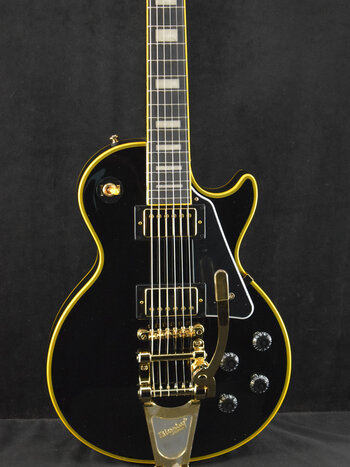 Epiphone Epiphone Joe Bonamassa 1959 Les Paul Custom Antique Ebony w/ Hardshell Case