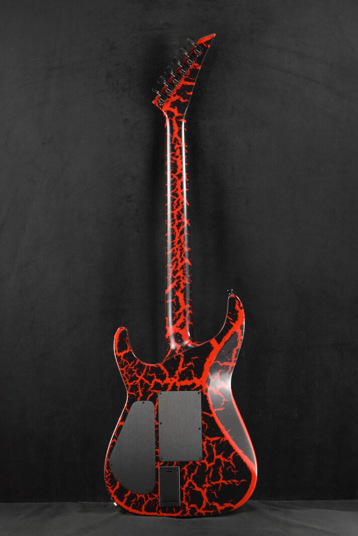 Jackson Jackson Custom Shop USA Special Edition Soloist SL1H Red And Black Crackle