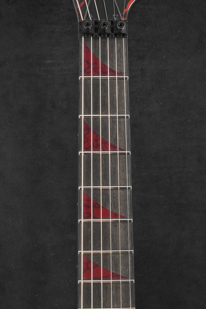 Jackson Jackson Custom Shop USA Special Edition Soloist SL1H Red And Black Crackle
