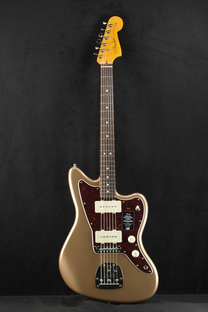 Fender Fender American Professional Classic Jazzmaster Faded Firemist Gold Rosewood Fingerboard