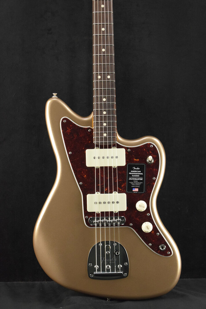 Fender Fender American Professional Classic Jazzmaster Faded Firemist Gold Rosewood Fingerboard