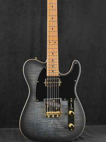 Tom Anderson Tom Anderson Top T Icon Satin Atlantic Storm to Black Edge Burst with Binding